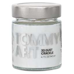Tommy Art Crackle - Front of 140 ml Jar of Dust Crackle

