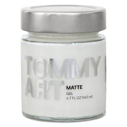 Tommy Art Gel - Front of 140 ml Matte Gel Jar