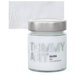 Tommy Art DIY System - Gloss Gel, 140 ml jar and swatch