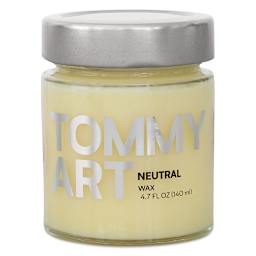 Tommy Art Wax - Front of 140 ml Jar of Neutral Wax