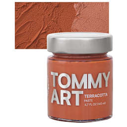 Tommy Art DIY System - Terracotta Paste and swatch
