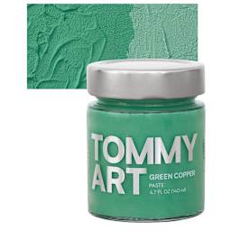 Tommy Art DIY System - Green Copper Paste and swatch