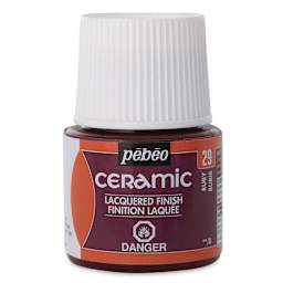 Pebeo Ceramic Paint - Ruby, 45 ml