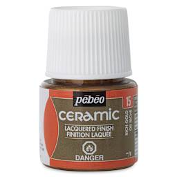 Pebeo Ceramic Paint - Rich Gold, 45 ml