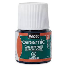 Pebeo Ceramic Paint - Emerald, 45 ml