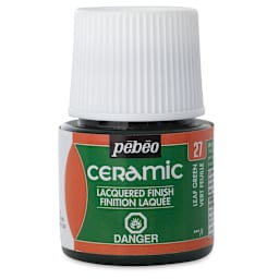 Pebeo Ceramic Paint - Leaf Green, 45 ml