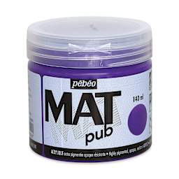 Pebeo Mat Pub Acrylic Paint - Cobalt Violet, 140 ml
