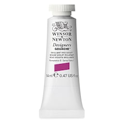 Winsor & Newton Designers Gouache - Brilliant Red Violet, 14 ml tube