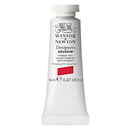 Winsor & Newton Designers Gouache - Primary Red, 14 ml tube