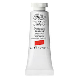 Winsor & Newton Designers Gouache - Winsor Red, 14 ml tube