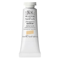 Winsor & Newton Designers Gouache - Naples Yellow, 14 ml tube