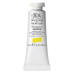Winsor & Newton Designers Gouache - Cadmium Lemon, 14 ml tube