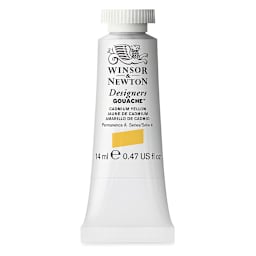 Winsor & Newton Designers Gouache - Cadmium Yellow, 14 ml tube