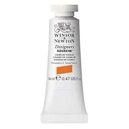 Winsor & Newton Designers Gouache - Cadmium Orange, 14 ml tube