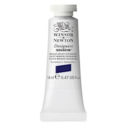 Winsor & Newton Designers Gouache - Winsor Violet, 14 ml tube