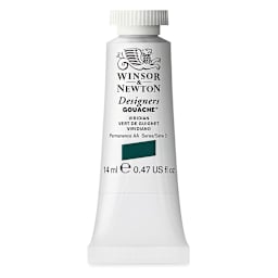 Winsor & Newton Designers Gouache - Viridian, 14 ml tube