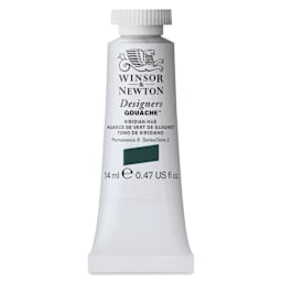 Winsor & Newton Designers Gouache - Viridian Hue, 14 ml tube