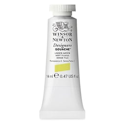 Winsor & Newton Designers Gouache - Linden Green, 14 ml tube