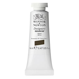Winsor & Newton Designers Gouache - Sepia, 14 ml tube