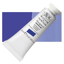 Winsor & Newton Designers Gouache - Ultramarine, 14 ml tube and swatch