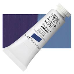 Winsor & Newton Designers Gouache - Winsor Blue, 14 ml tube and swatch