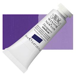 Winsor & Newton Designers Gouache - Winsor Violet, 14 ml tube and swatch