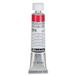 Schmincke Designers Gouache - Scarlet Red, 20 ml Tube