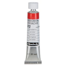 Schmincke Designers Gouache - Vermilion, 20 ml Tube