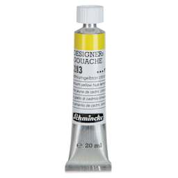 Schmincke Designers Gouache - Cadmium Yellow Hue Lemon, 20 ml Tube