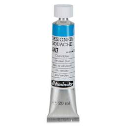 Schmincke Designers Gouache - Cerulean Blue, 20 ml Tube