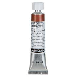 Schmincke Designers Gouache - Burnt Sienna, 20 ml Tube
