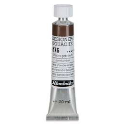 Schmincke Designers Gouache - Burnt Umber, 20 ml Tube