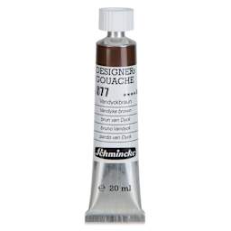 Schmincke Designers Gouache - Vandyke Brown, 20 ml Tube