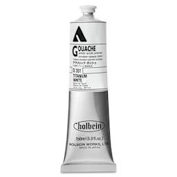 Holbein Acrylic Gouache – Titanium White, 150 ml tube