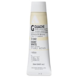 Holbein Acrylic Gouache - Ivory White, 20 ml tube