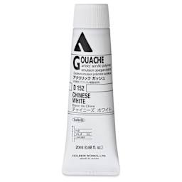 Holbein Acrylic Gouache - Chinese White, 20 ml tube