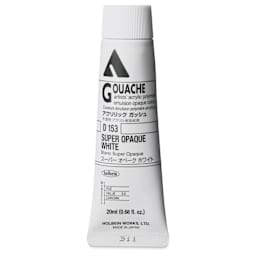Holbein Acryla Gouache - Super Opaque White, 20 ml tube