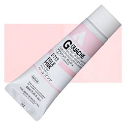 Holbein Acrylic Gouache - Pale Pink, 40 ml tube and swatch