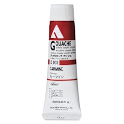 Holbein Acrylic Gouache - Carmine, 20 ml tube