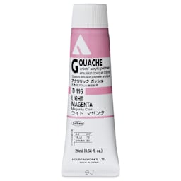 Holbein Acrylic Gouache - Light Magenta, 20 ml tube