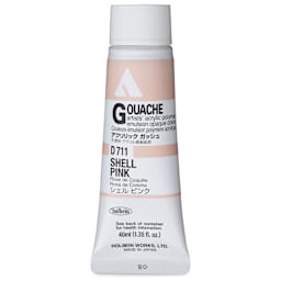 Holbein Acrylic Gouache – Shell Pink, 40 ml tube