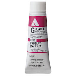 Holbein Acrylic Gouache – Primary Magenta, 40 ml tube