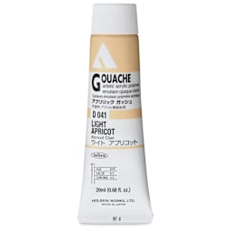 Holbein Acrylic Gouache - Light Apricot, 20 ml tube
