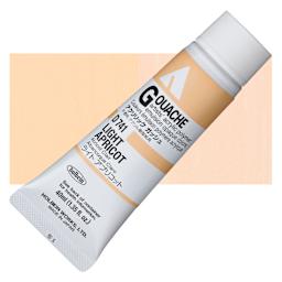 Holbein Acrylic Gouache - Light Apricot, 40 ml tube and swatch