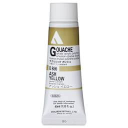 Holbein Acrylic Gouache - Ash Yellow, 40 ml tube