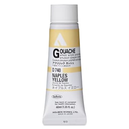 Holbein Acrylic Gouache - Naples Yellow, 40 ml tube