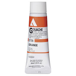 Holbein Acrylic Gouache – Orange, 40 ml tube