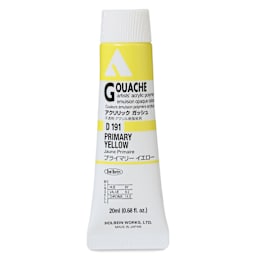 Holbein Acrylic Gouache - Primary Yellow, 20 ml tube