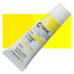 Holbein Acrylic Gouache - Primary Yellow, 40 ml tube and swatch