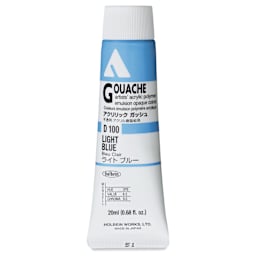 Holbein Acrylic Gouache - Light Blue, 20 ml tube